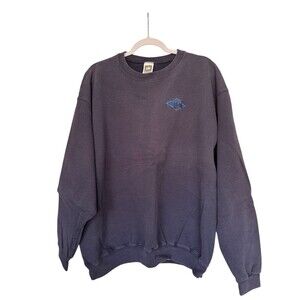 Las Vegas Cotton‎ Deluxe Navy Blue Fleece Sweatshirt Size XL
